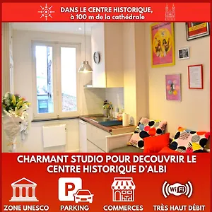  Apartment Un Jour D'Ete A Albi - Centre Unesco - 200 M Cathedrale - Parking - Animaux Acceptes